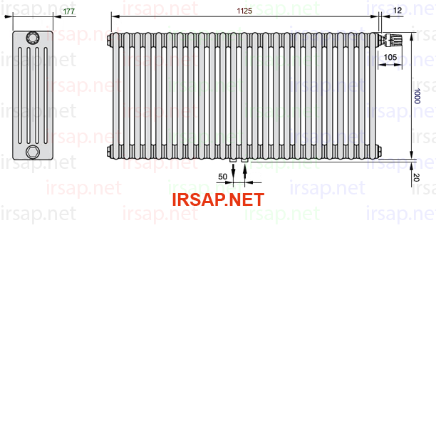 Радиатор IRSAP Tesi 51000/25 T52 CL 01